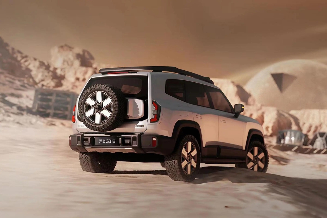 Τσανγκάν DeepBlue Shenlan G318 4-Wheel Suv Ηλεκτρικό Υβριδικό Καύσιμο 4WD Off-road Ev Car Νέο Ενέργεια Οχήμα
