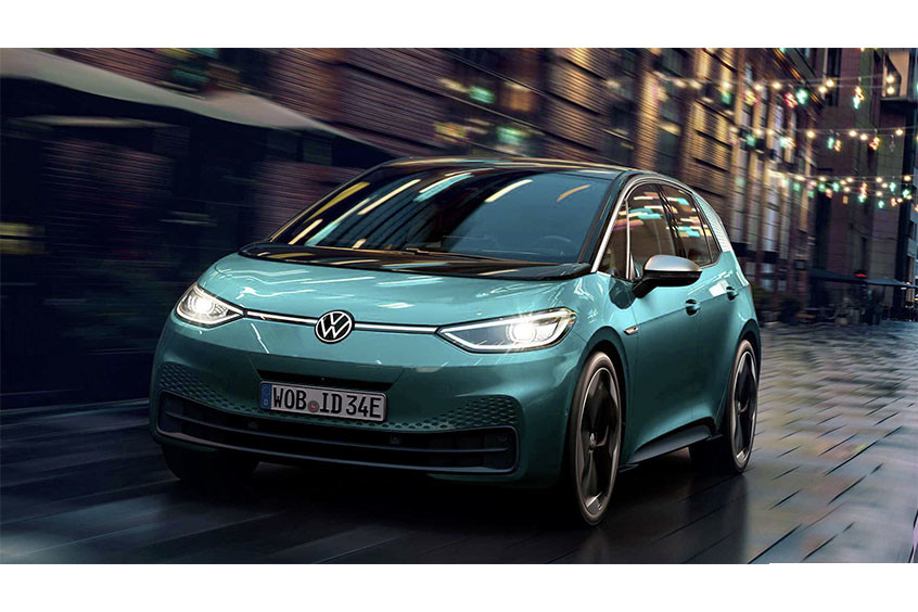 Τύπος σεντάν Σώμα Volkswagen Ηλεκτρικό αυτοκίνητο Μπροστά τροχιά Οδηγία Το ολοκαίνουργιο ID.3