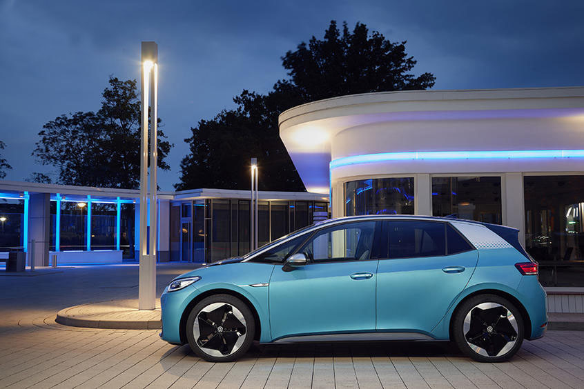 Τύπος σεντάν Σώμα Volkswagen Ηλεκτρικό αυτοκίνητο Μπροστά τροχιά Οδηγία Το ολοκαίνουργιο ID.3