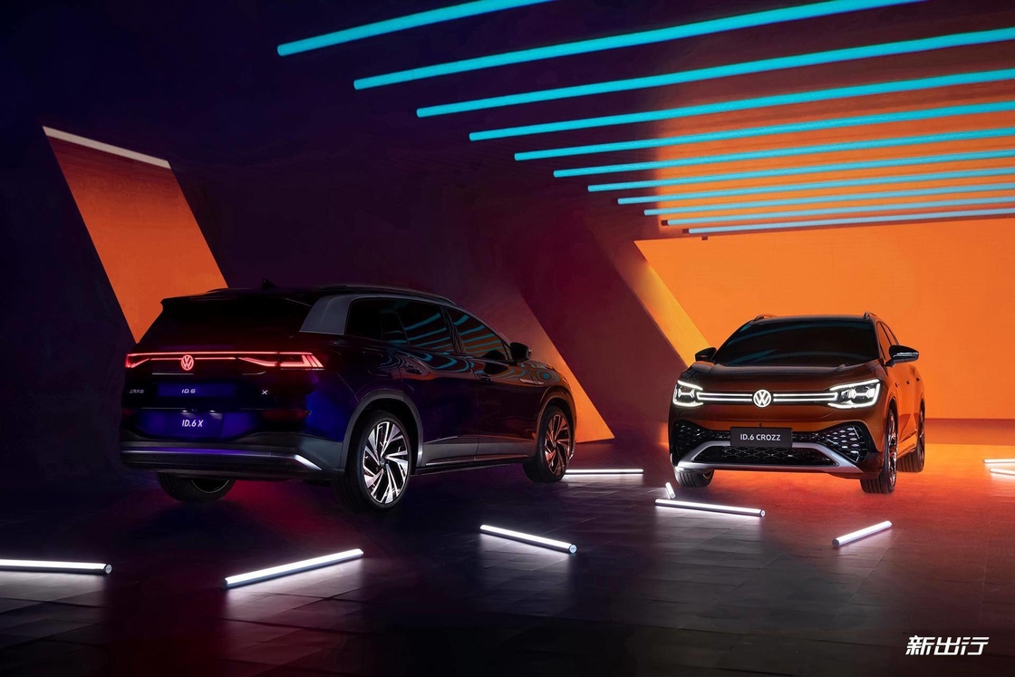 VW ID6 7 θέσεις Volkswagen Ηλεκτρικό όχημα SUV ID 6 Crozz PRO Ηλεκτρικά αυτοκίνητα