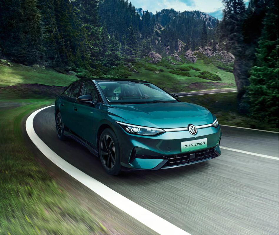 Καθαρό ηλεκτρικό Volkswagen EV Car ID7 Sedan τύπου 5 χωρητικότητα καθισμάτων