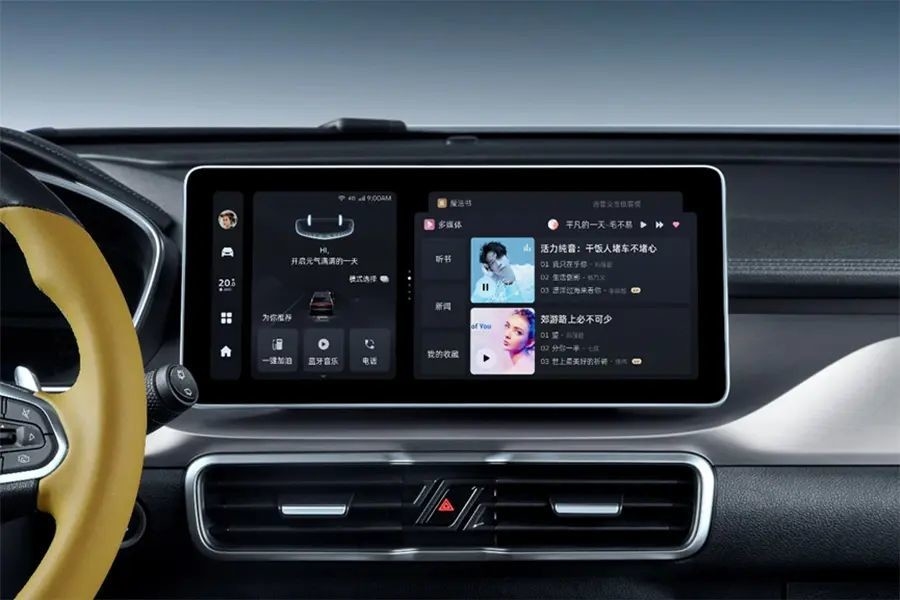 Βενζινοκίνητο Geely με αυτόματο κλιματισμό και δερμάτινα καθίσματα για άνετη οδήγηση