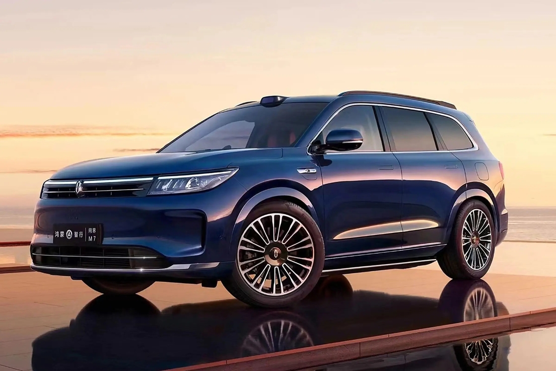 2024 Aito Wenjie M7 καθαρό ηλεκτρικό αυτοκίνητο Luxury SUV όχημα 1.5T μεγάλης εμβέλειας AITO M5 M7 M9 σε απόθεμα